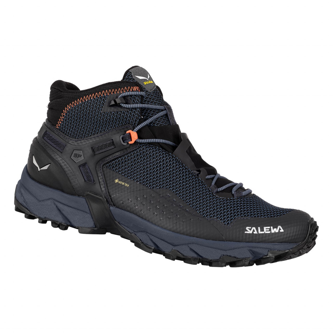 Salewa Ultra Flex 2 Mid GORE-TEX® ορειβατικα παπουτσια ανδρικα μαυρα/πορτοκαλι Greece UZ2605189